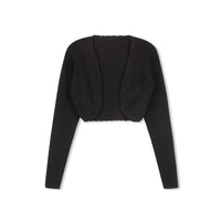 Velvette Label Teen Black Scalloped Bolero Cardigan
