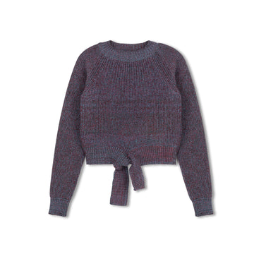 Velvette Label Teen Multi Color Tie Sweater