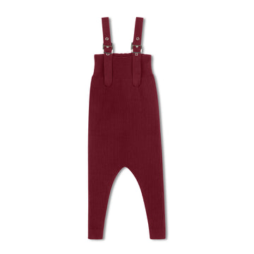 Byke Wine Knit Buckle Romper- runs big size down