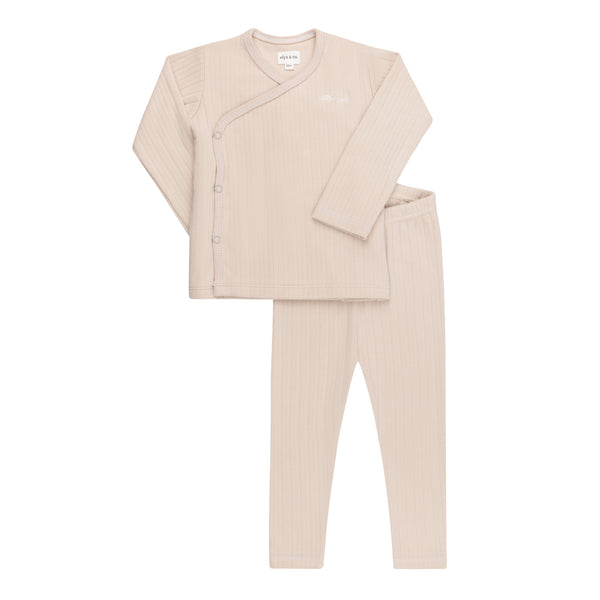 Ely's & Co Organic Cotton Little One Collection Tan Lounge Set