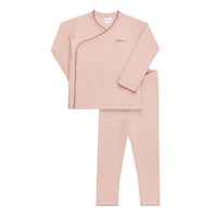 Ely's & Co Organic Cotton Little One Collection Pink Lounge Set