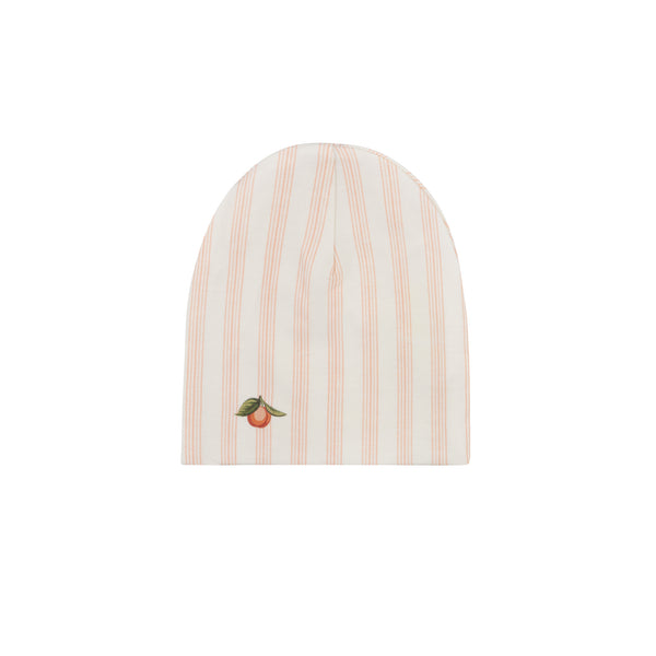 Ely's & Co Fruit Collection Peach Footie + Beanie