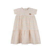 Ely's & Co Fruit Collection Peach Short Sleeve Dress