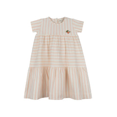 Ely's & Co Fruit Collection Peach Short Sleeve Dress