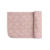 Aurora Pink  Liberty Floral Cotton Blanket