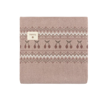 Looms Fair Isle Blanket - Mauve
