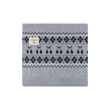 Looms Fair Isle Blanket - Blue