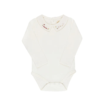 Ely's & Co. Floral Star Knit Bodysuit - Pink