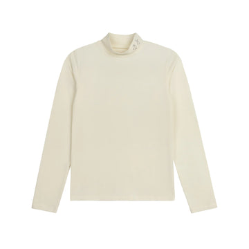 Looms Fair Isle Mockneck - Taupe