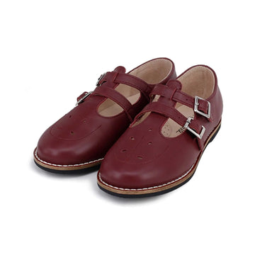 Camille Estella Clunky Burgundy Nubuck