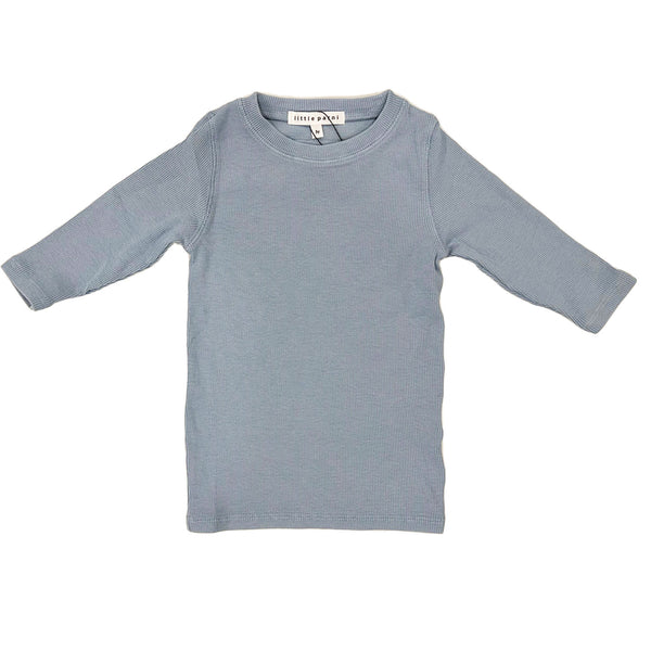Parni Light Blue Girl's 3/4 Sleeve T-Shirt w. Parni Label in Back (K235)