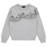 Jaybee Boy Grey Graphic Sweatshirt