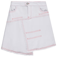 Jaybee Child White Denim Skirt