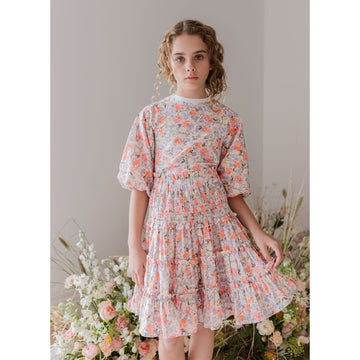 Steph Spring Bloom Print Voile Skirt