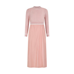 Pashmini Coral Grace Ribbed Knit Overlay Set