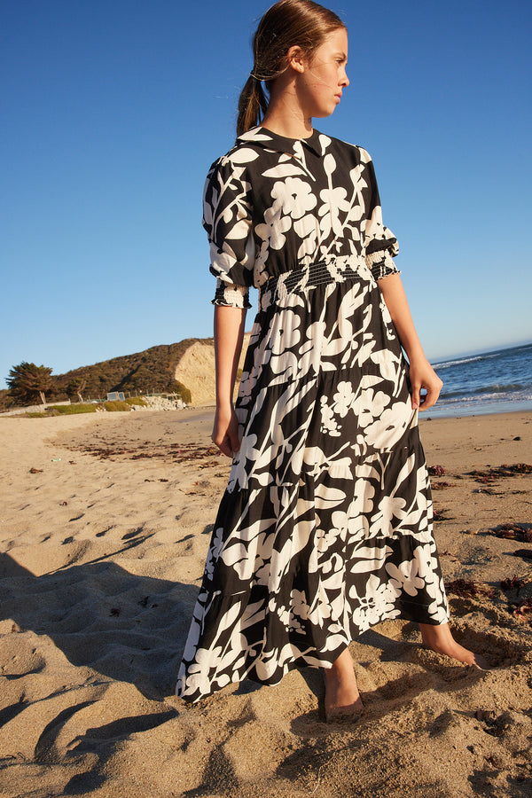 Pashmini Floral Riley Smocked Waist Maxi