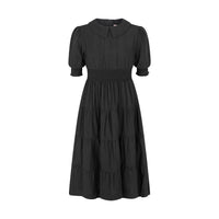 Pashmini Black Riley Smocked Waist Maxi