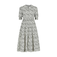 Pashmini Spotted Riley Smocked Waist Maxi