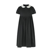 Pashmini Short Sleeve Madison Contrast Collar Maxi