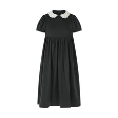Pashmini Short Sleeve Madison Contrast Collar Maxi