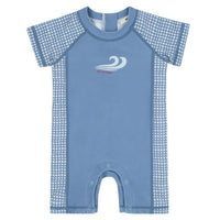 Noggi Blue Gingham One Piece