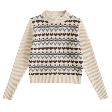 Limonana Winterberry Sweater - Cream