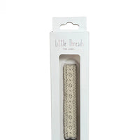 Little Threads The Label Taupe Crotchet Pacifier Clip