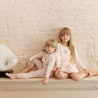 Aurora Pink Liberty Floral Velour Dress