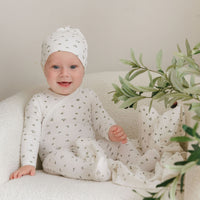 Ely's & Co Floral Pointelle Collection Ivory Blue Take Me Home Set