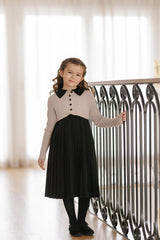 Velvette Label Black Pleated Jumper (SHORT VERSION)
