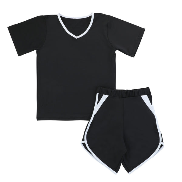 Miss Mini Onyx Top  Bottom Shorts Set