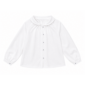 Lil Tempest Girls Kerchief Shirt - Navy