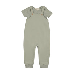 Mema Knits Romper + Onesie Set - Mint
