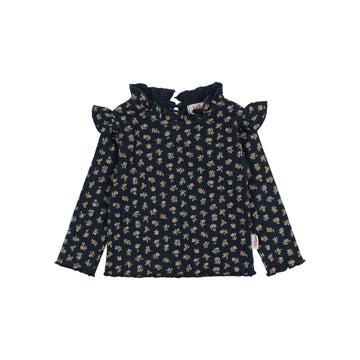 Buho Navy Baby Cottage Ribbed T-Shirt