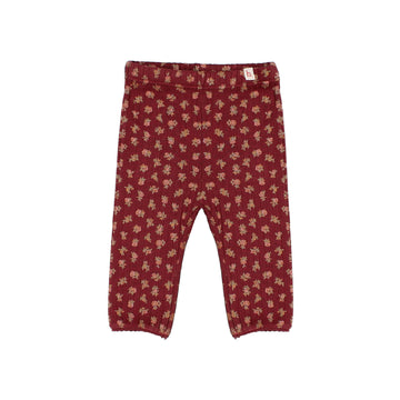 Buho Pomegranate Baby Cottage Ribbed Leggings