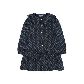 Buho Navy Cottage Maxi Dress
