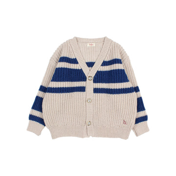 Buho Marine Striped Cardigan