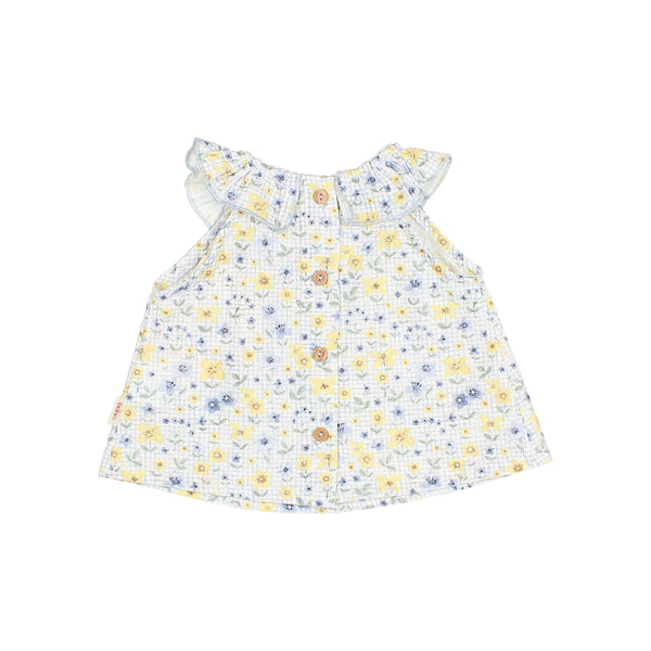 Buho Sky Blue BB Picnic Blouse