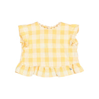 Buho Sun BB Gingham Top