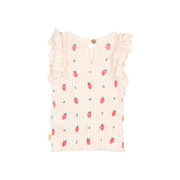 Buho Cream Pink BB Strawberry T-Shirt