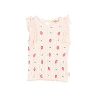 Buho Cream Pink BB Strawberry T-Shirt