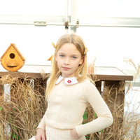 Nounelle Pleated Peach Skirt
