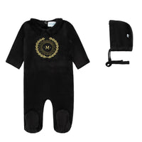 Miss Mini Embroidered Shabbos Romper - Boys