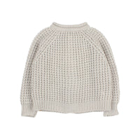 Buho Light Grey Bb Soft Knit Cardigan