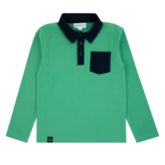 Miss Mini Bikes & Bows Long Sleeves Polo