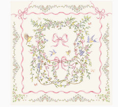 Little Threads The Label Rose Ribbon Garden Muslin Blanket