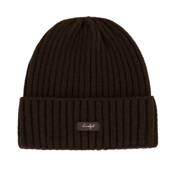 Le Enfant Classic Ribbed Beanie - Black (FINAL SALE)