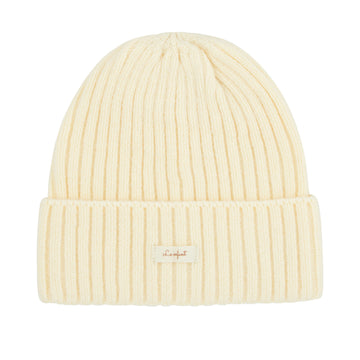 Le Enfant Classic Ribbed Beanie - Cream (FINAL SALE)