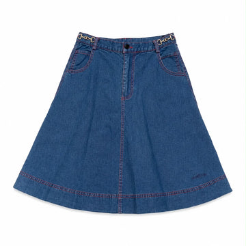Cottier Aria Skirt Blue