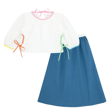 Miss Mini Color-Edge Teen Sirt & Top Set